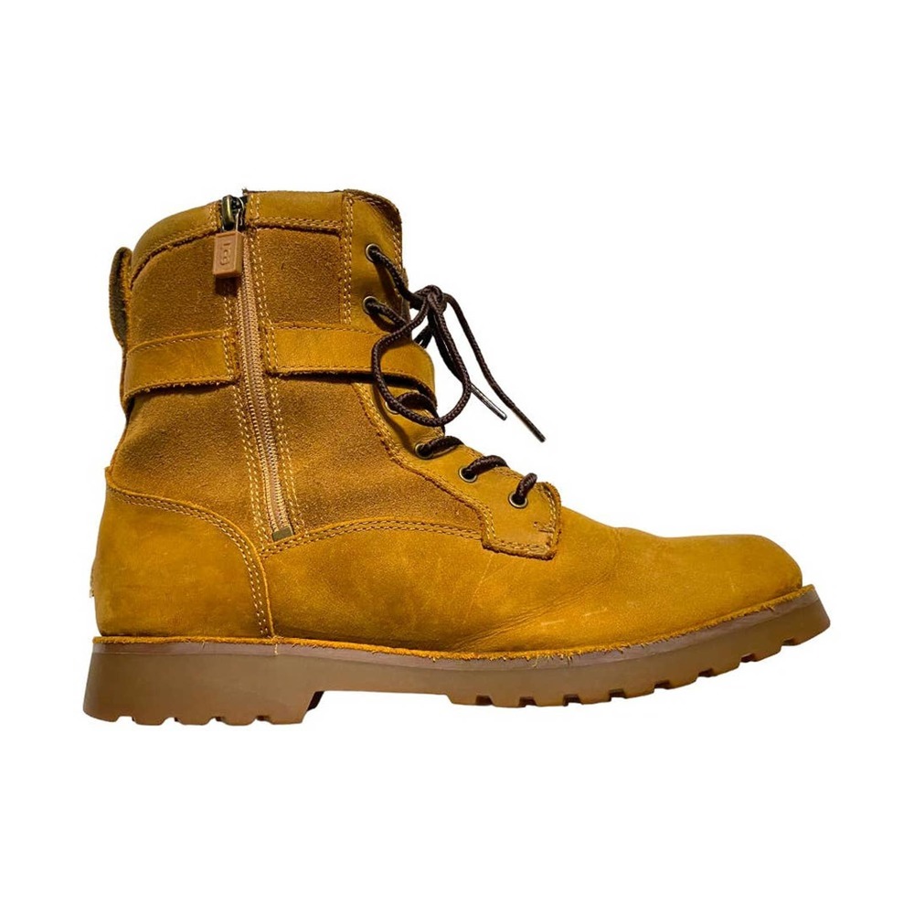 UGG Koren lace up easy zip suede hiking combat boots zip mid-calf buckle… - Picture 6 of 12